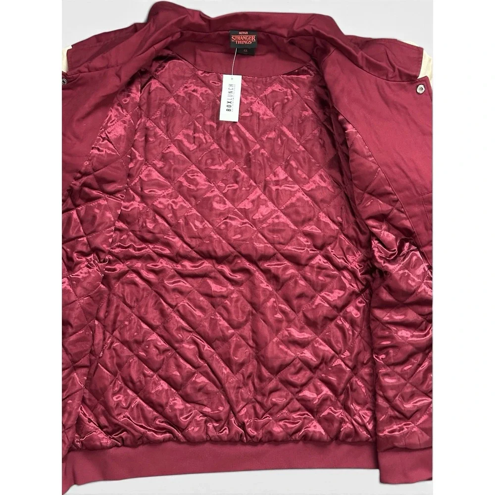 Stranger Things Varsity Bomber Embroidered Jacket Unisex Size 4X